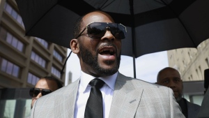 FILE - Musician R. Kelly leaves the Leighton Criminal Court building in Chicago on June 6, 2019. Kelly’s federal trial starts Monday in Chicago. (AP Photo/Amr Alfiky, File)