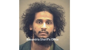 FILE - In this photo provided by the Alexandria Sheriff's Office is El Shafee Elsheikh who is in custody at the Alexandria Adult Detention Center, Oct. 7, 2020, in Alexandria, Va. Elsheikh has been sentenced to life in prison for his role in the deaths of four U.S. hostages captured by the Islamic State. Prosecutors say El Shafee Elsheikh is the most notorious member of the Islamic State ever to be convicted at trial in a U.S. court. (Alexandria Sheriff's Office via AP, File)