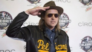 Win Butler of Arcade Fire arrives on the red carpet ahead of the NBA celebrity all-star game in Toronto on Friday, Feb. 12, 2016. THE CANADIAN PRESS/Chris Young
