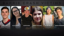 Barrie crash victims