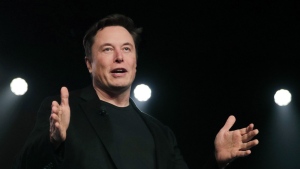 FILE - Tesla CEO Elon Musk speaks before unveiling the Model Y at Tesla's design studio in Hawthorne, Calif., March 14, 2019. Musk's legal team is demanding to hear from a whistleblowing former Twitter executive who could help bolster Musk's case for backing out of a $44 billion deal to buy the social media company. Twitter's former security chief Peiter Zatko received a subpoena on Saturday, Aug. 27, 2022, from Musk's team, according to Zatko's lawyer and court records. (AP Photo/Jae C. Hong, File)