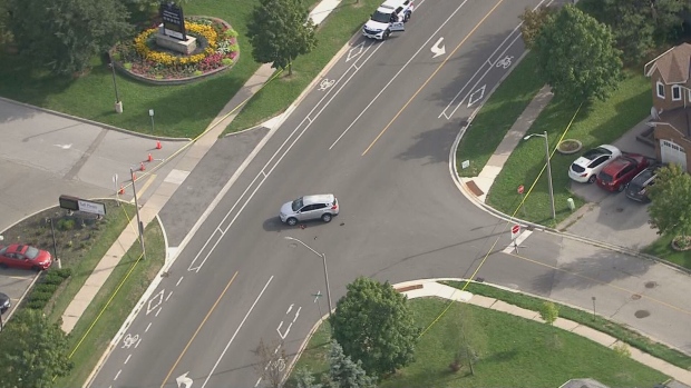 Police are investigating a collision in Brampton that sent a cyclist to hos...
