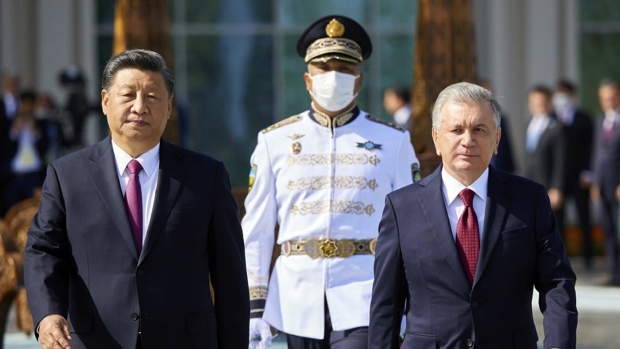 Shavkat Mirziyoyev, Xi Jinping