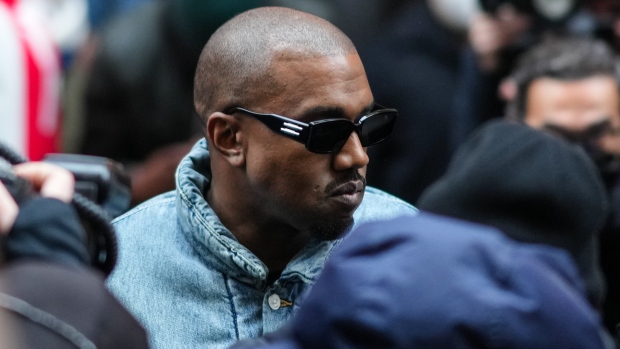 The artist formally known as Kanye West, who now goes by Ye, is pictured. Edward Berthelot/Getty Images
