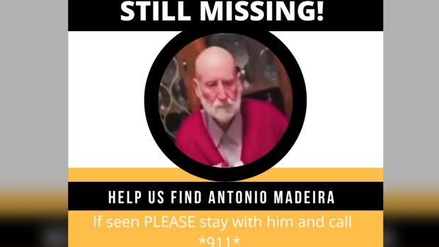 Antonio Madeira missing online poster