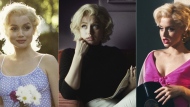 This combination of images released by Netflix shows Ana de Armas as Marilyn Monroe in "Blonde." (Netflix via AP)