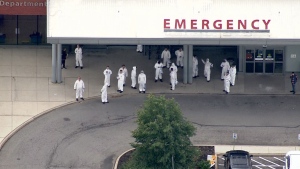 Up to 23 people are being taken to hospital in St. Catharines following a hazardous workplace incident on Tuesday, Niagara Health confirms. (CTV News Toronto)