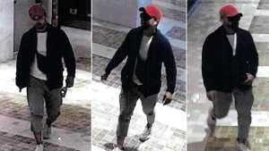 Images of a man wanted in a sexual assault investigation in downtown Toronto. 