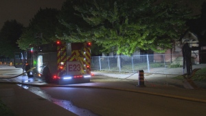 A man is dead after he was found at the scene of a house fire in Hamilton Wednesday night. (Courtesy: Dave Ritchie)