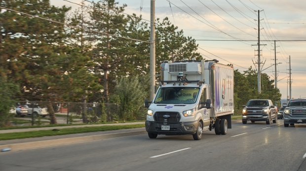 Loblaw driverless delivery truck
