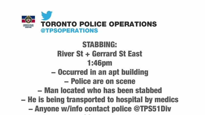 Man found with stab wounds in Cabbagetown
