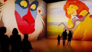 The Toronto-based company behind the esthetic blockbuster known as "Immersive Van Gogh" is partnering with Disney to create an exhibit showcasing highlights of animated classics including "The Lion King" and "Frozen." THE CANADIAN PRESS/HO-Lighthouse Immersive Studios 