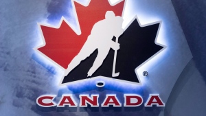 Hockey Canada logo is seen at an event in Toronto on Wednesday Nov. 1, 2017. A corporate governance expert is baffled by Hockey Canada's recent response to intense criticism over its mishandling of alleged sexual assaults. THE CANADIAN PRESS/Frank Gunn