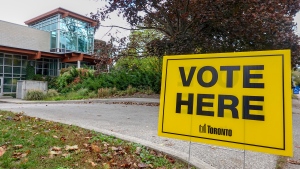 Election signage is pictured. (Scott Lightfoot)