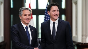 Antony Blinken and Prime Minister Justin Trudeau