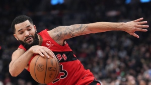 Raptors guard Fred VanVleet was listed as unavailable for Toronto's game Monday against the visiting Atlanta Hawks.