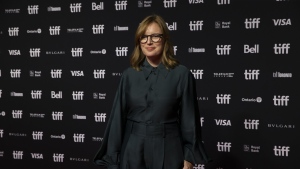 Sarah Polley arrives to the Toronto International Film Festival’s Tribute Award, in Toronto, Sunday, Sept. 11, 2022. Polley’s “Women Talking” took home one of the top honours at the Windsor International Film Festival. THE CANADIAN PRESS/Chris Young