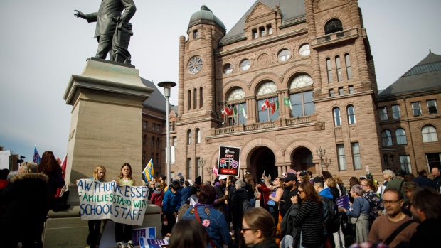 Ontario education worker strike