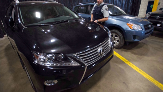 Większość kradzionych samochodów w Ontario w 2021 r.