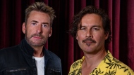Chad Kroeger, left, and Ryan Peake of the band Nickelback are photographed in Toronto, Thursday, Sept. 22, 2022. THE CANADIAN PRESS/Alex Lupul