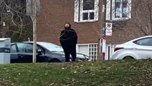 Police say the man in the photo is being sought in connection with a suspicious incident investigation at an Upper Beaches school. (Toronto Police Service)