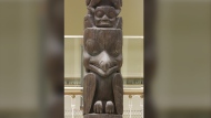 A memorial totem pole is shown in this handout image provided by National Museums Scotland. THE CANADIAN PRESS/HO-National Museums Scotland