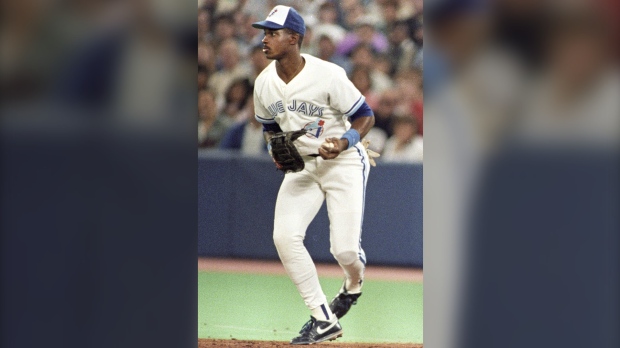 Toronto Blue Jays first baseman Fred McGriff, May 21, 1990. The Canadian Press Images/Hans Deryk
