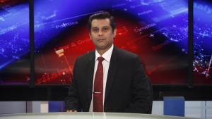  Senior Pakistani journalist Arshad Sharif poses for photograph prior to recoding an episode of his talk show at a studio, in Islamabad, Pakistan, on Dec. 15, 2016. Pakistani investigators claim that the killing in Kenya of one of Pakistan’s most prominent journalists was a “planned assassination", according to a report released Wednesday, Dec. 7, 2022. Islamabad police meanwhile filed charges against two hosts of the journalist in the African country and who were with him at the time of the shooting. (AP Photo)