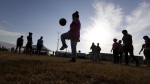 Participation rates of girls in Canadian sport have returned to pre-pandemic levels, according to a recent study, despite fears that one in four would not return post-COVID. THE CANADIAN PRESS/AP/Eric Gay