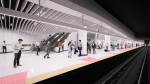 This artist’s rendering shows a new Line 2 eastbound platform planned for Bloor-Yonge Station. (TTC)