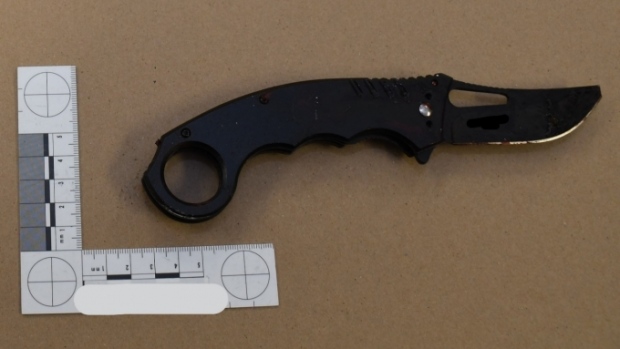 Suspect's knife