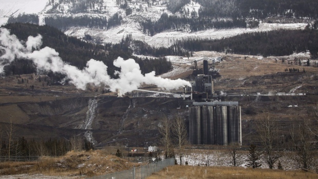 coal mining operation in Sparwood, B.C.
