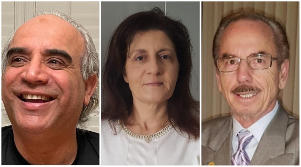 Naveed Dada, Rita Camilleri and Vittorio Panza