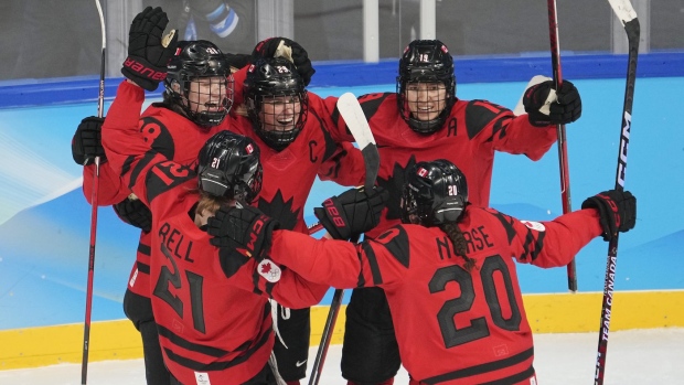 Team Canada forward Marie-Philip Poulin