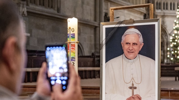 portrait of Pope Emeritus Benedict XVI