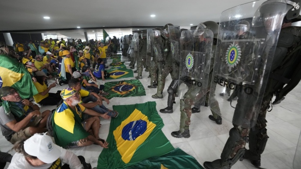 Protesters Brazil