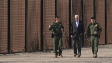 President Joe Biden at U.S.-Mexico border 