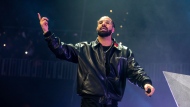 Drake performs during Lil Baby's Birthday Party on Dec. 9, 2022, in Atlanta. (Photo by Paul R. Giunta/Invision/AP)