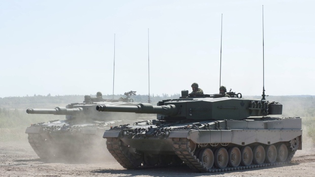 Canadian Forces Leopard 2A4 tanks