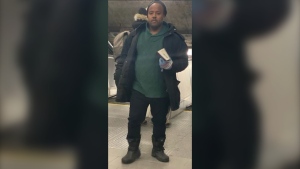 Toronto police released an image of the suspect wanted in connection to their criminal harassment investigation. (Toronto Police Service)
