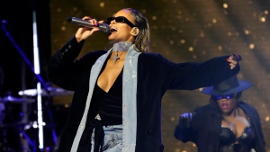 Ciara performs a tribute to Missy Elliott at the Black Music Collective on Thursday, Feb. 2, 2023, at The Hollywood Palladium in Los Angeles. (AP Photo/Chris Pizzello)