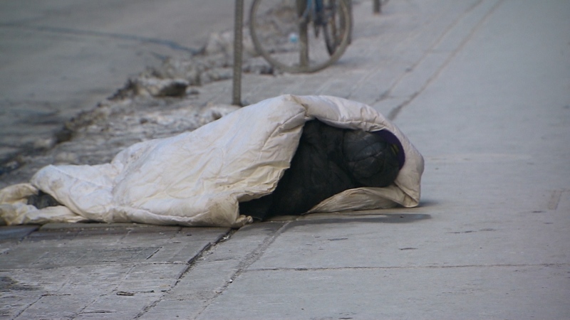 Homeless person in this file photo. 