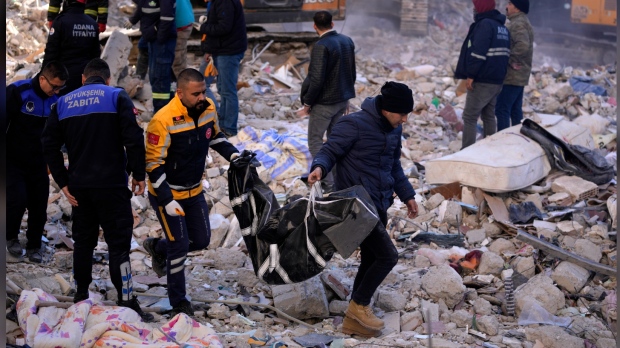 earthquake victims Adana, southern Turkiye