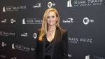 Comedian Samantha Bee arrives at the Kennedy Center for the Performing Arts for the Mark Twain Prize for American Humor on April 24, 2022, in Washington. Bee is returning home to Toronto to host the 2023 Canadian Screen Awards. Organizers for the ceremony celebrating the best in Canadian film and television released the news this morning.THE CANADIAN PRESS-AP-Kevin Wolf