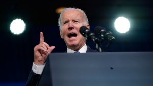 U.S.. President Joe Biden speaks at the Democratic National Committee winter meeting, Friday, Feb. 3, 2023, in Philadelphia. Biden will deliver his State of the Union address on Tuesday night. (AP Photo/Patrick Semansky)