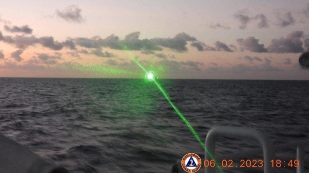 China laser beam