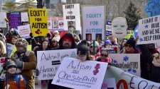 Ontario's autism program protest