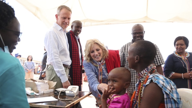 US first Lady Jill Biden, Maasai women
