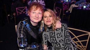 Ed Sheeran and Cherry Seaborn have two children. Sheeran reveals that his wife was diagnosed with a tumor when she was pregnant with their second child.
(JMEnternational/Getty Images)