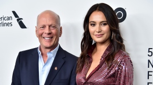 Bruce Willis' wife, Emma Heming Willis, here in 2019, has called on paparazzi to keep their distance and stop yelling at the "Die Hard" star when they see him in public.
Mandatory Credit:	Theo Wargo/Getty Images